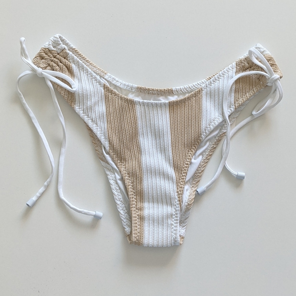 {Tavik} Brand New Hailey Striped Bikini Bottoms